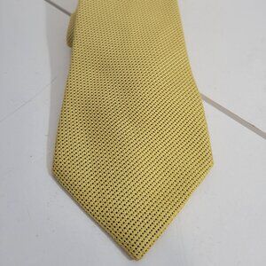 Vintage Yellow 100% Polka Dot Tie by Ballantyne